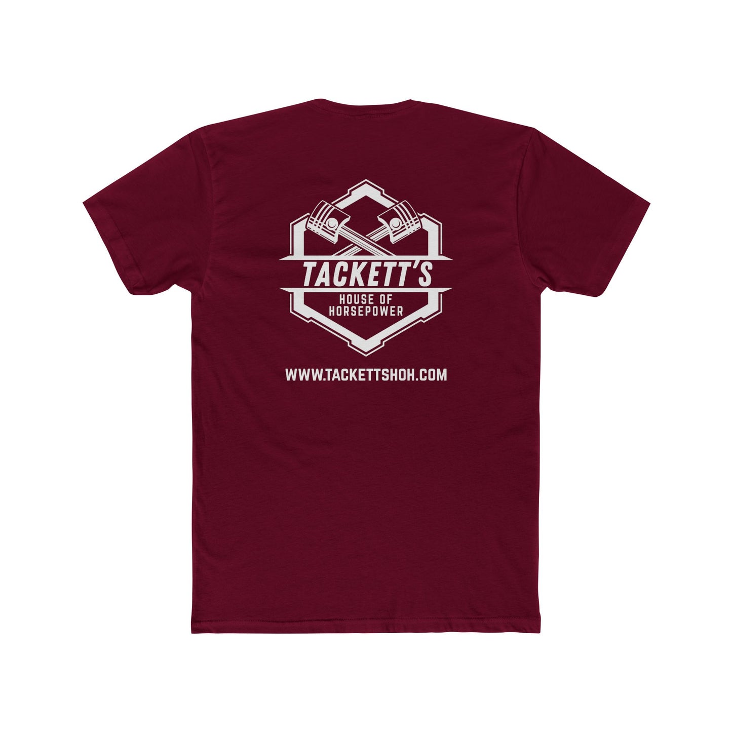 Classic Piston Engine Tee — Solid Cotton Short-Sleeve T-Shirt