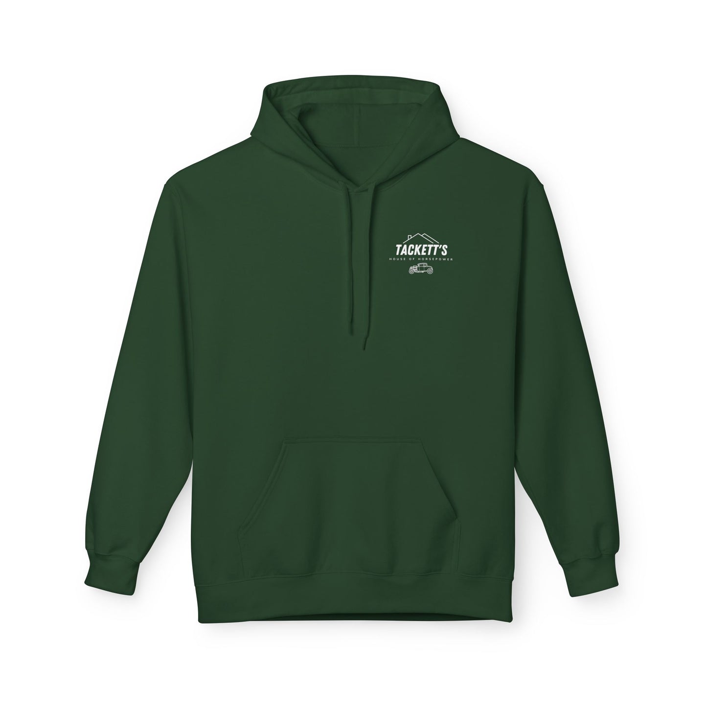 Tackett's House of Horsepower Hoodie - White Logo