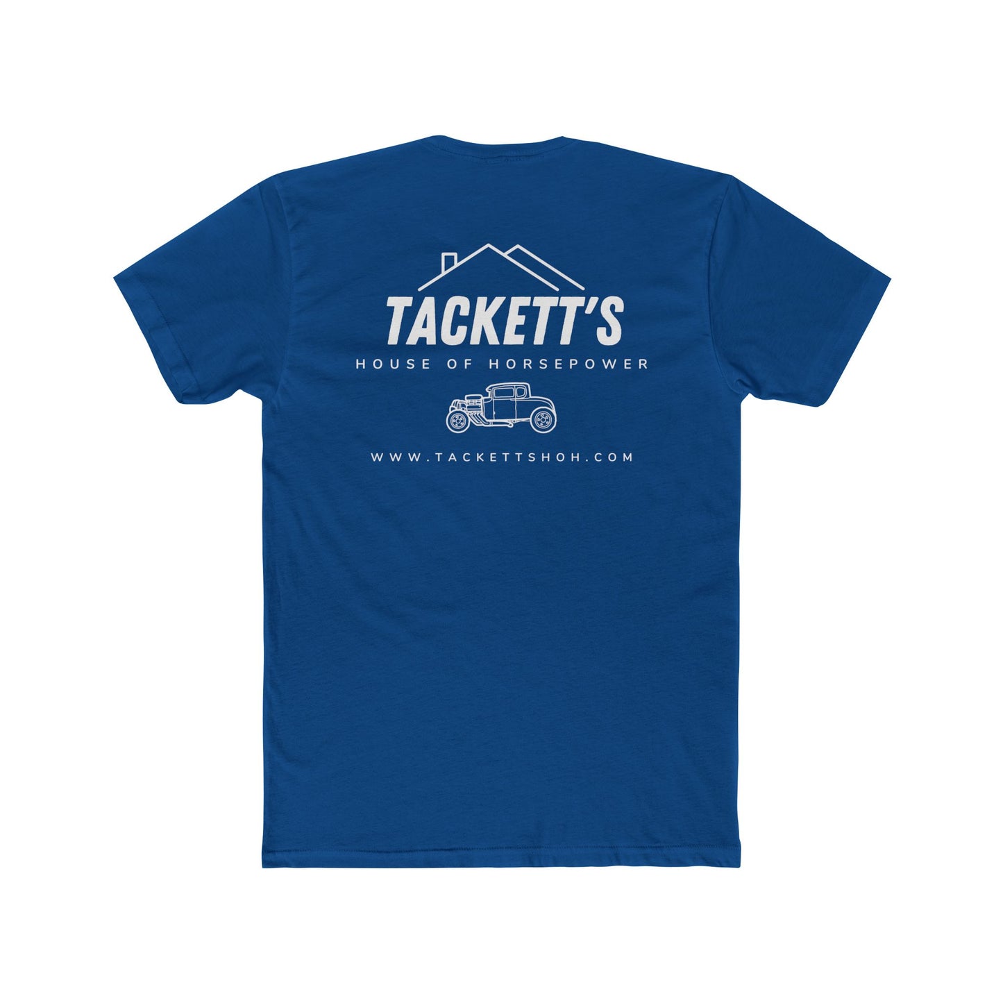 Tackett's House of Horsepower Tee - White Logo