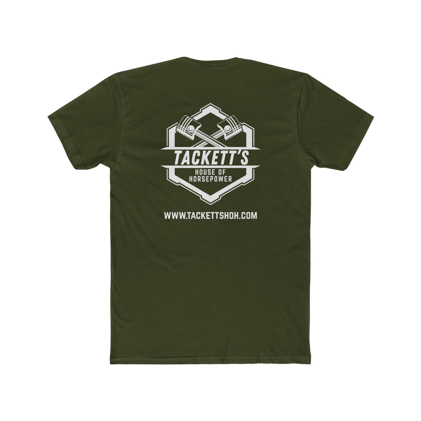 Classic Piston Engine Tee — Solid Cotton Short-Sleeve T-Shirt