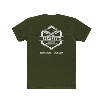 Classic Piston Engine Tee — Solid Cotton Short-Sleeve T-Shirt