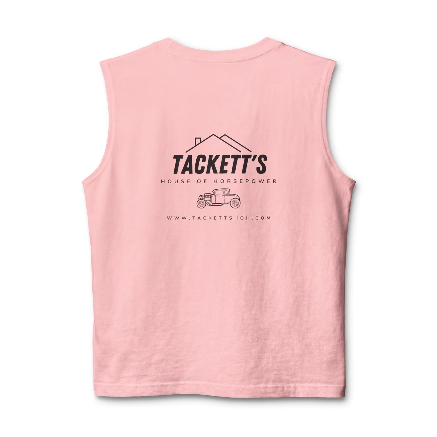 Tackett’s House of HP Muscle Tank — Original Logo Black Tank Top