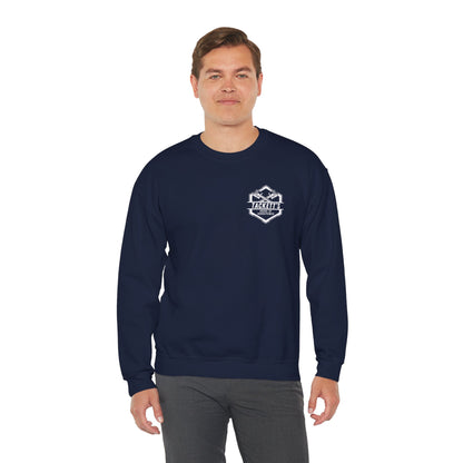 Sweatshirt Tackett's House of Horsepower — Mechanics Racing Crewneck, White Logo