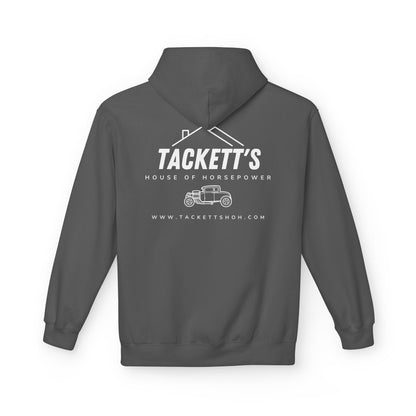 Tackett's House of Horsepower Hoodie - White Logo