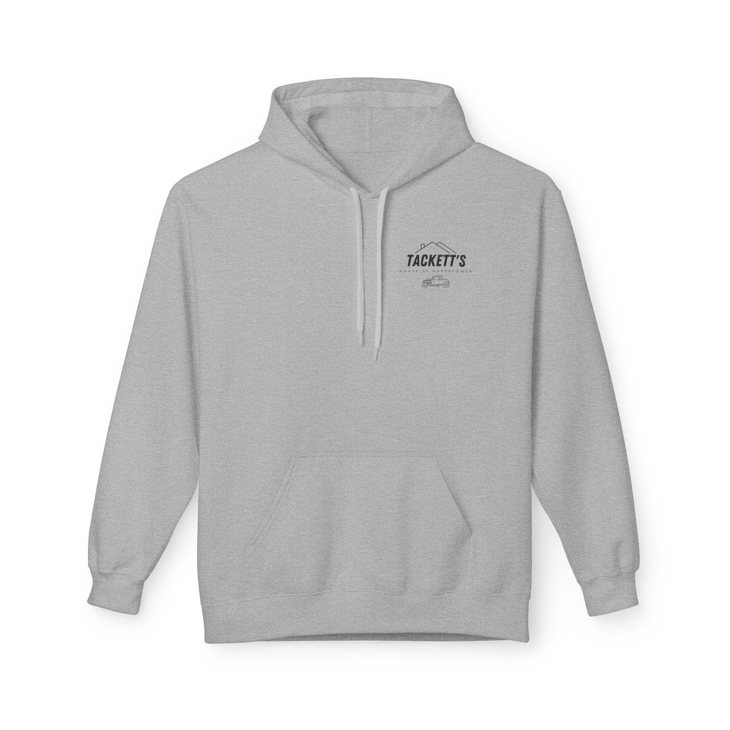Tackett's House of Horseower Custom Fleece Hoodie | Black Logo