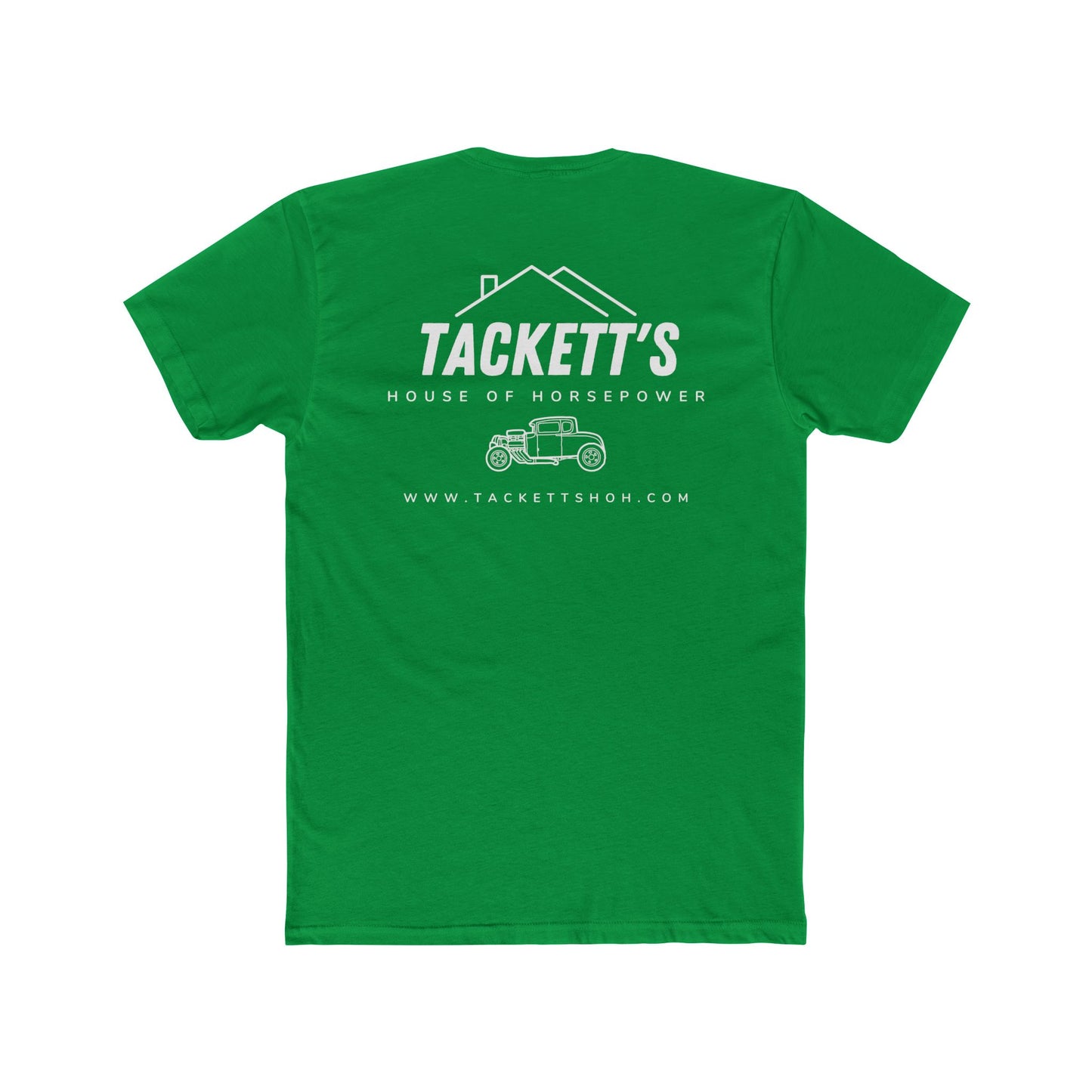 Tackett's House of Horsepower Tee - White Logo