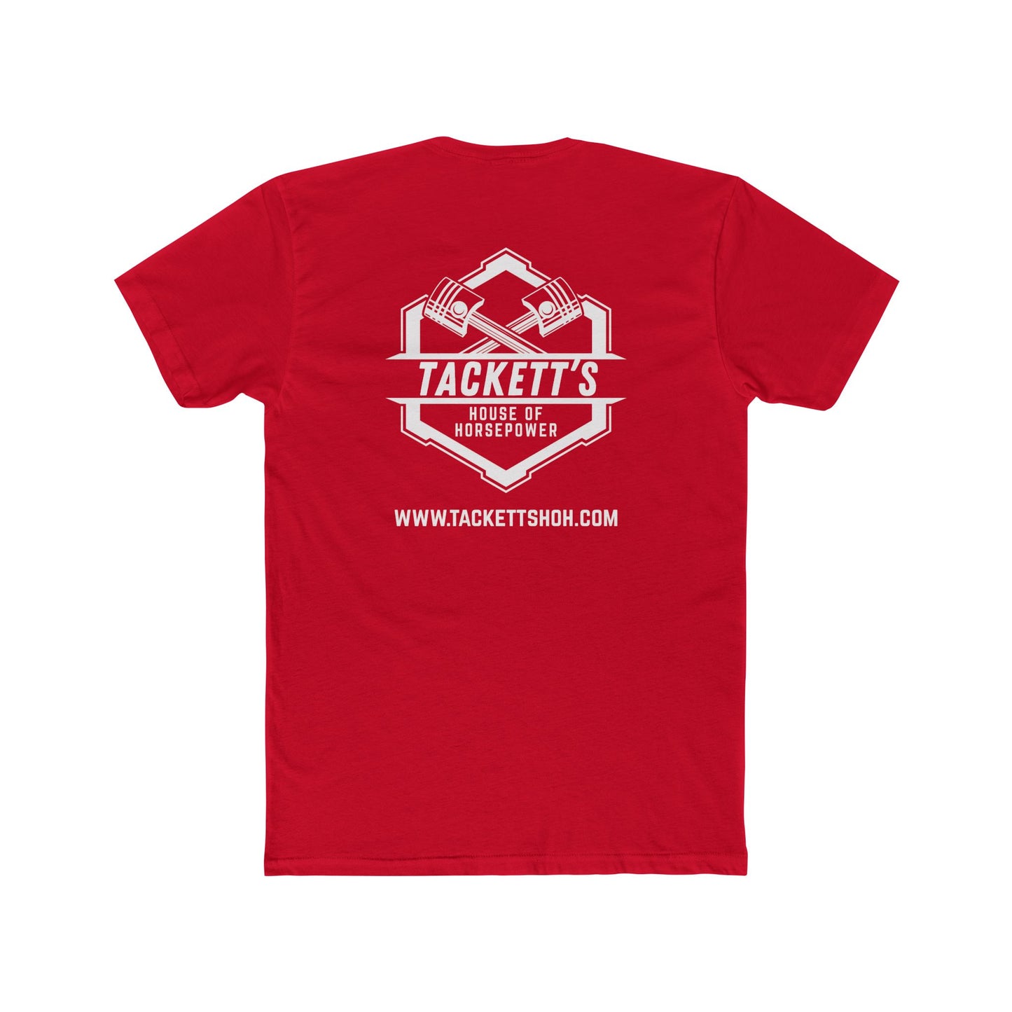Classic Piston Engine Tee — Solid Cotton Short-Sleeve T-Shirt