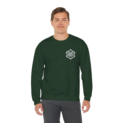 Sweatshirt Tackett's House of Horsepower — Mechanics Racing Crewneck, White Logo